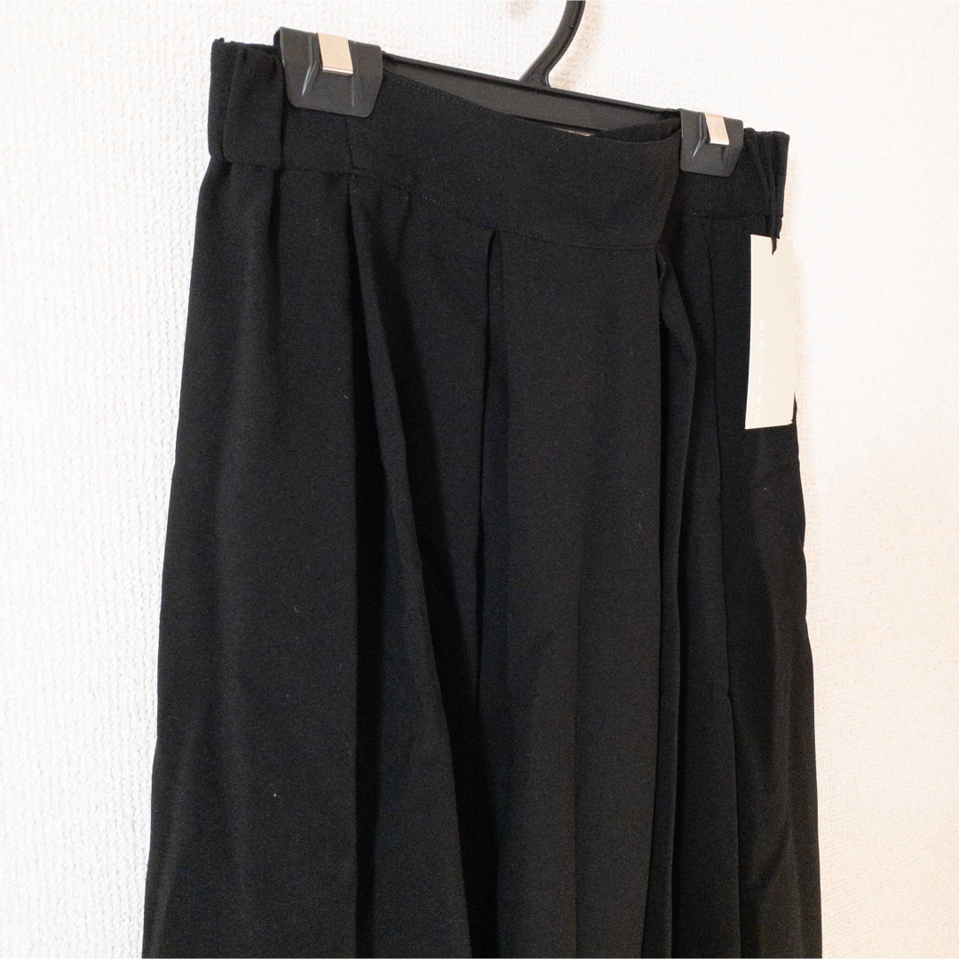【新品タグ付き】DEJAVU スカート 日本製 黒 38 M ミモレ丈