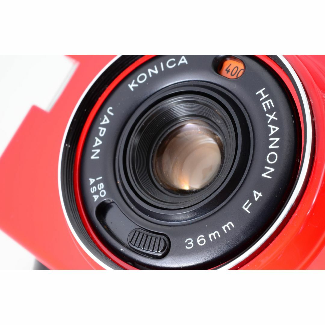 KONICA MINOLTA(コニカミノルタ)の【❄完動品】Konica コニカ EFJ AUTO DATE レッド カメラ女子 スマホ/家電/カメラのカメラ(フィルムカメラ)の商品写真