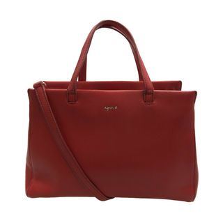 アニエスベー 2wayバッグ ショルダーバッグ(レディース)(レッド/赤色 アニエスベー 2wayバッグ ショルダーバッグ(レディース)(レッド/赤色