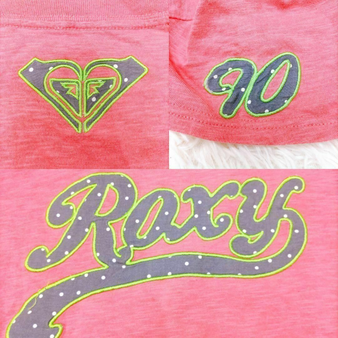 Roxy(ロキシー)のロキシー／ROXY／М／Ｕネックビックロゴ半袖Tシャツ　サマーサーフシャツ レディースのトップス(Tシャツ(半袖/袖なし))の商品写真