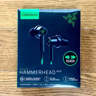 レイザー(Razer)の【新品未開封】Hammerhead, Duo Console ゲーミングイヤホン(ヘッドフォン/イヤフォン)