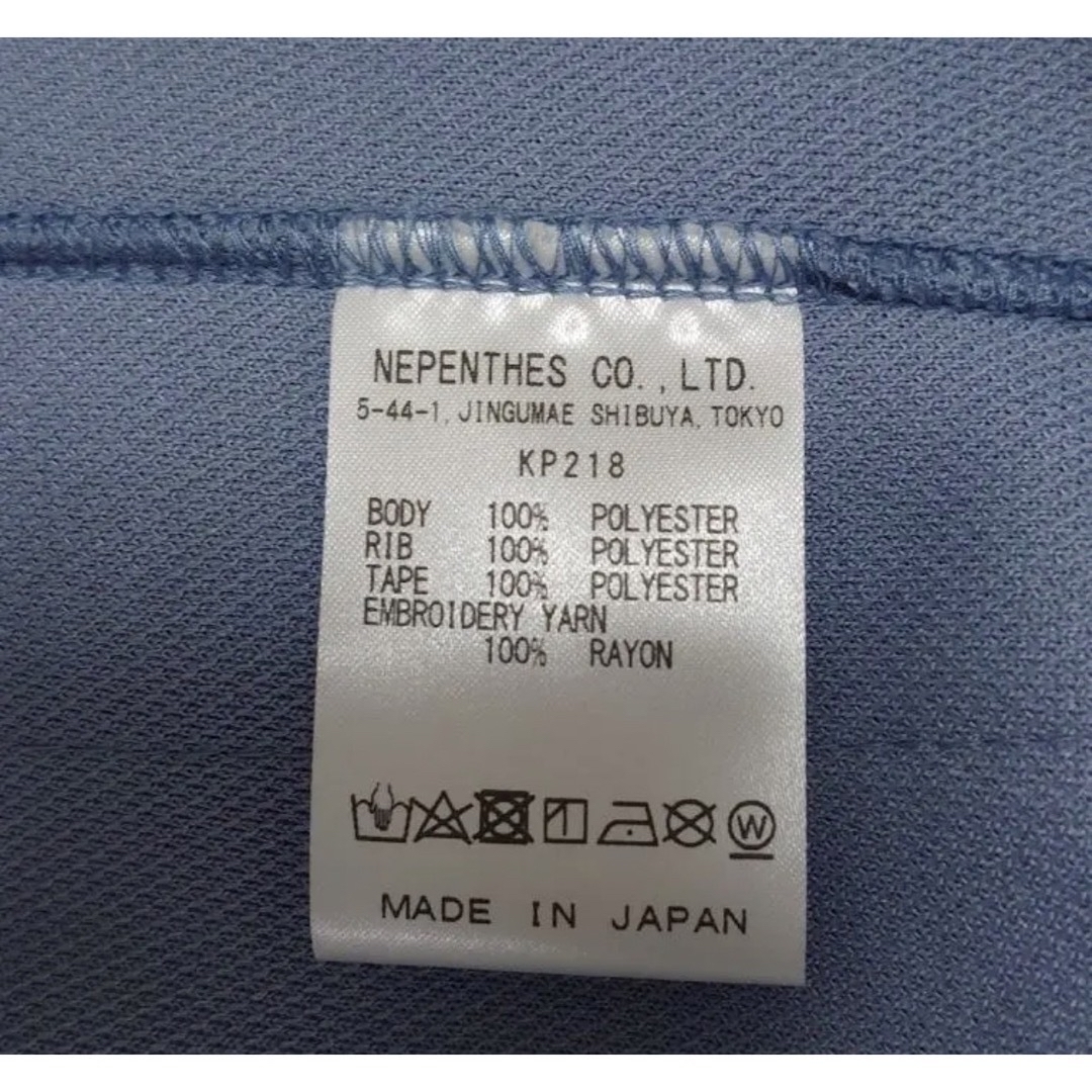 Needles needles ss トラックジャケット サックスブルー Mの通販
