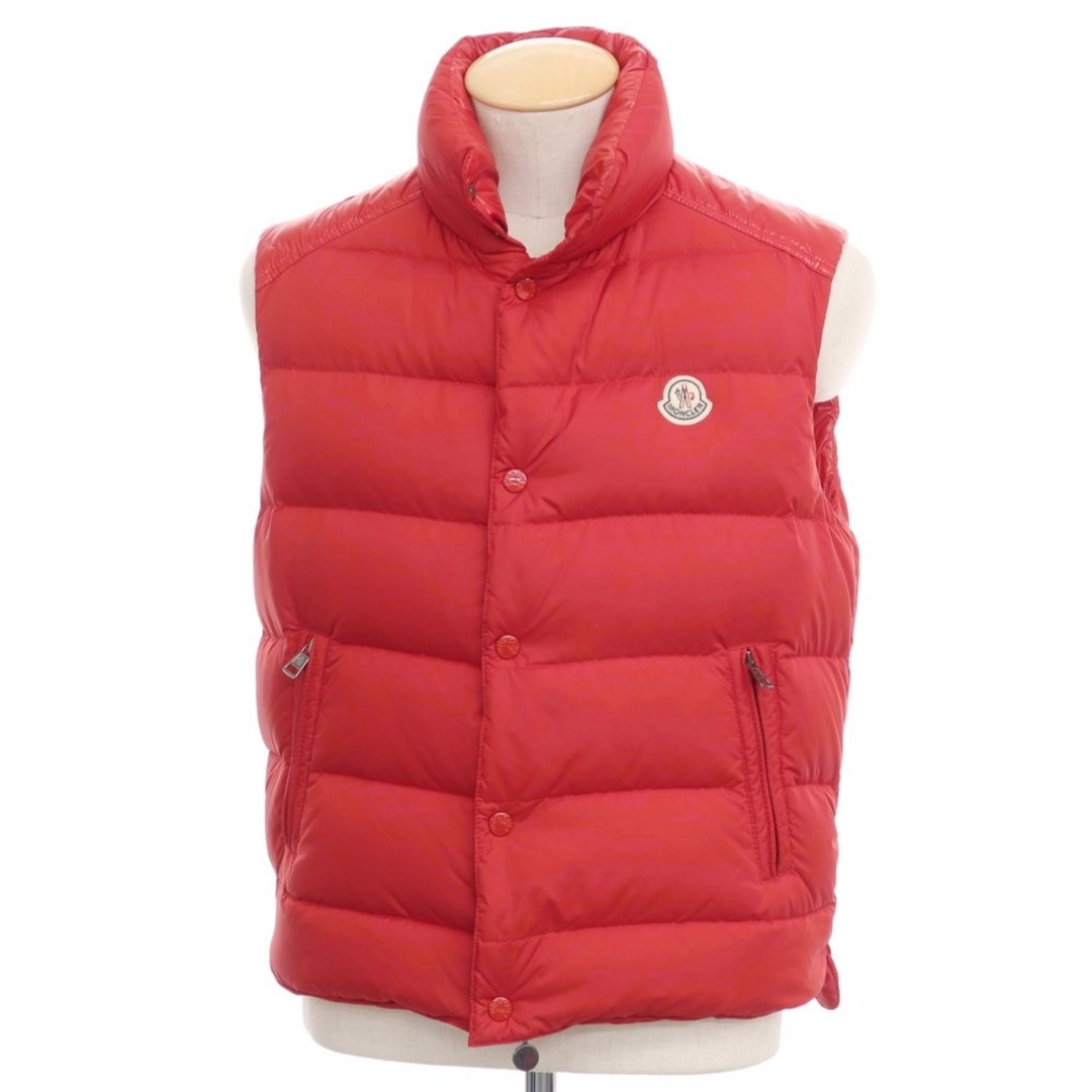 MONCLER - 【中古】モンクレール MONCLER BERNARD ダウンベスト レッド