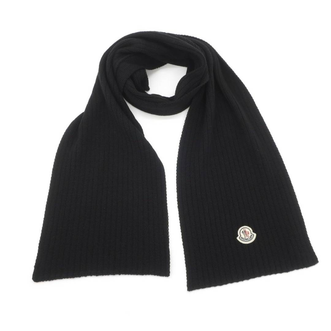 モンクレール MONCLER ミドルゲージウールアクリル ニットマフラー