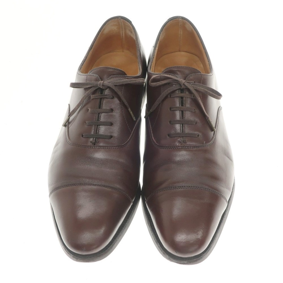 【中古】ジョンロブ John Lobb CITY2 ストレートチップ ドレスシューズ ブラウン【サイズ7E】【メンズ】