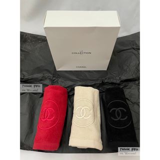 シャネル CHANEL ハンドタオル 3枚セット 正規品 シャネラー ...