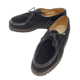 パラブーツ(Paraboot)の【中古】パラブーツ Paraboot 70周年記念 MICHAEL SPORT ハラコ チロリアンシューズ ブラック【サイズ42】【メンズ】(ドレス/ビジネス)