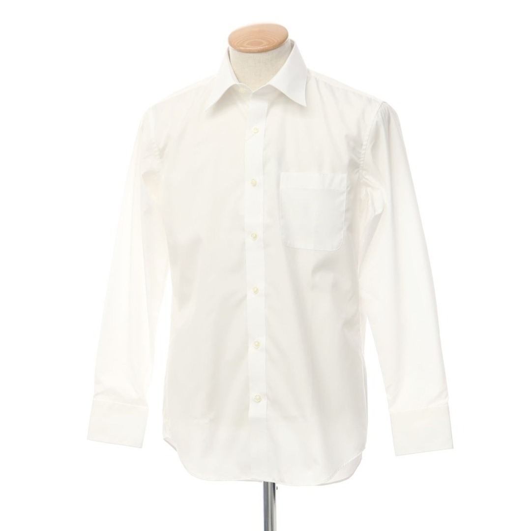 【未使用】ダーバン D’URBAN コットンポリエステル レギュラーカラー ドレスシャツ ホワイト【サイズ38-82】【メンズ】