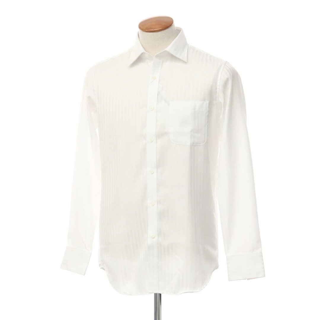 【未使用】ダーバン D’URBAN コットン レギュラーカラー ドレスシャツ ホワイト【サイズ39-84】【メンズ】