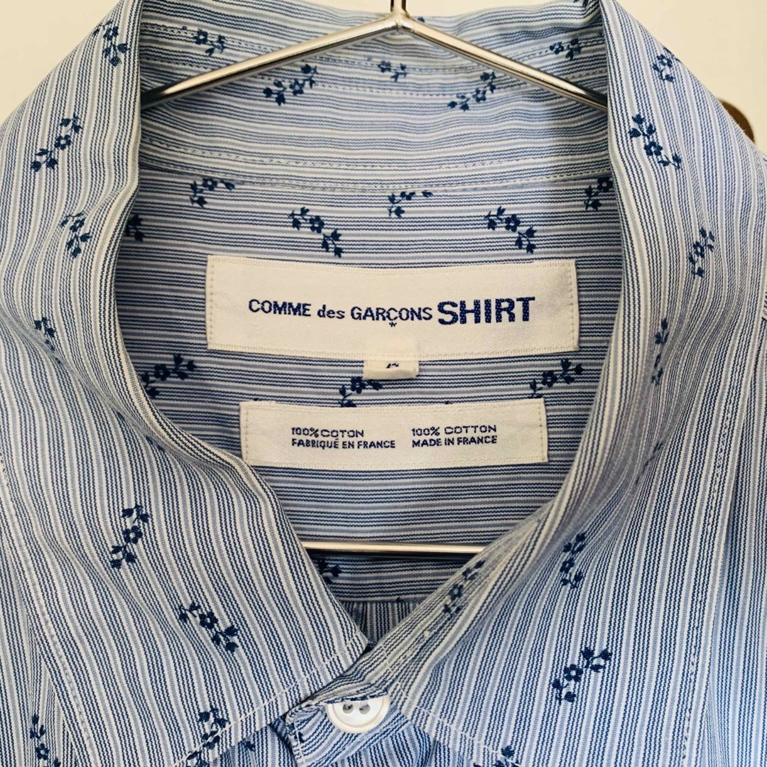 COMME des GARCONS SHIRT - COMME des GARCONS SHIRT 花柄 ストライプ