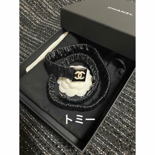 セール！激レア 新作 22S CHANEL coco ゴム ベルト 75