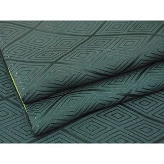 平和屋-こころ店□上質な色無地 菱地紋 松 虫襖色 着丈154.5cm 裄丈 ...