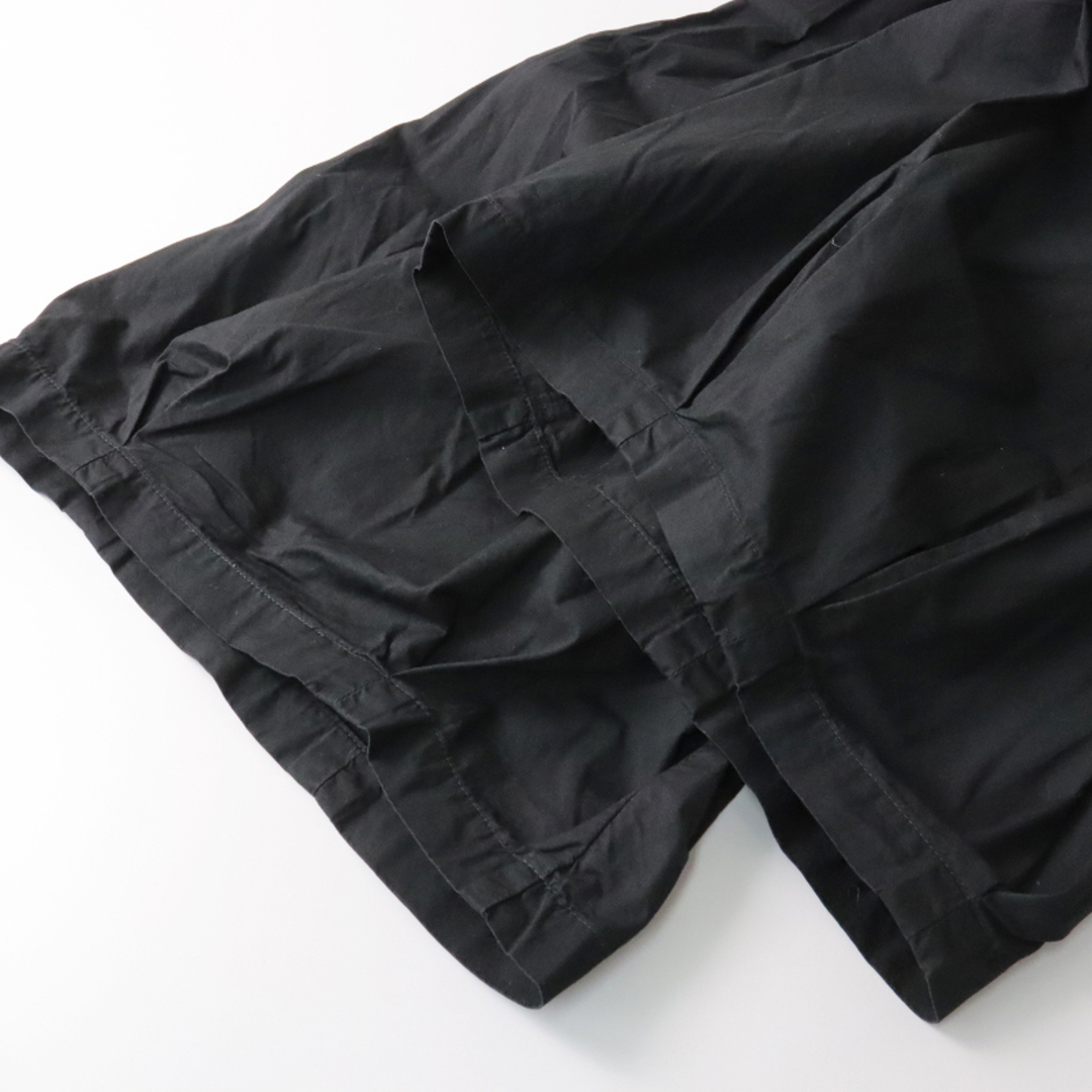 美品 ハーベスティ HARVESTY CIRCUS CULOTTES サーカスキュロットパンツ 1/ブラック バルーン ゴム ワイド【2400013521017】