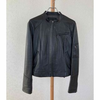 アンタイトル レザージャケット ノーカラージャケット(レディース)の アンタイトル レザージャケット ノーカラージャケット(レディース)の