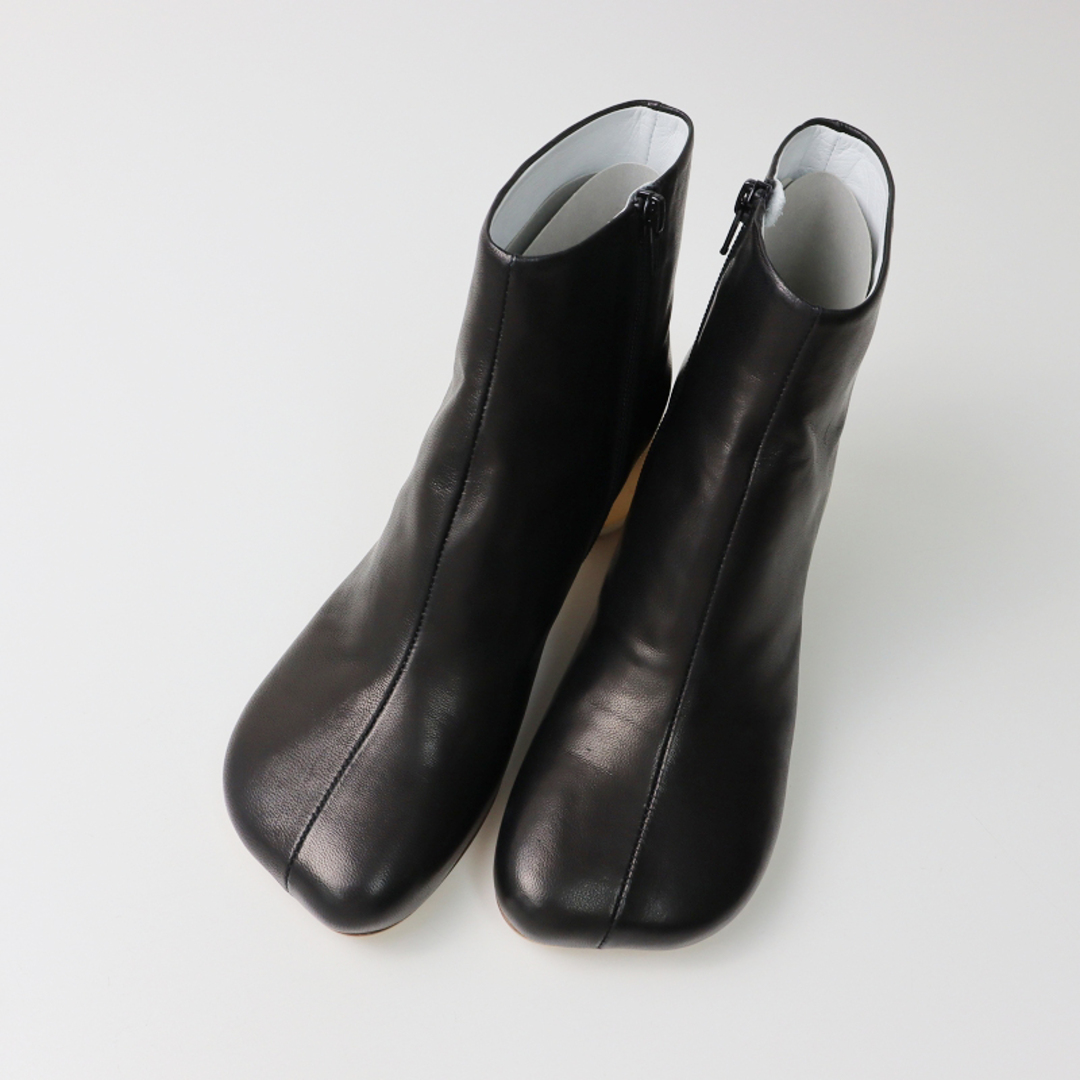 美品ブーツ メゾンマルジェラ Maison Margiela MM6 黒　レザー