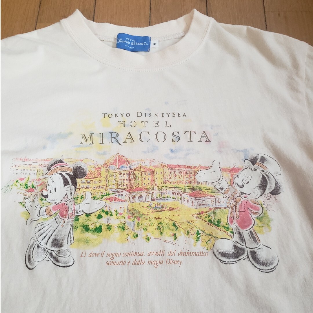 Disney(ディズニー)のDISNEY♡中古ミラコスタTシャツ レディースのトップス(Tシャツ(半袖/袖なし))の商品写真