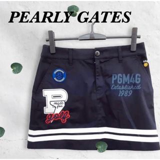 パーリーゲイツ(PEARLY GATES)の【美品】 PEARLY GATES ゴルフウェア ミニスカート レディース 1(ミニスカート)