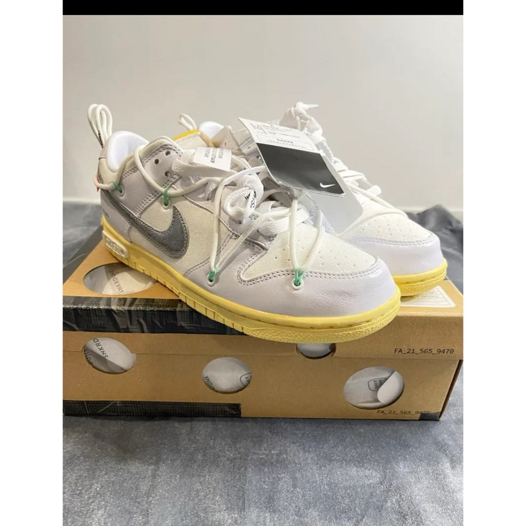 ナイキNIKE×オフホワイトOFF WHITE■DUNK LOWダンクスニーカー メンズの靴/シューズ(スニーカー)の商品写真