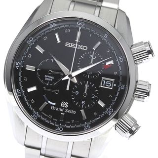 セイコー(SEIKO)のセイコー SEIKO SBGC003/9R86-0AA0 グランドセイコー クロノグラフ パワーリザーブ スプリングドライブ メンズ 箱付き_773817(腕時計(アナログ))