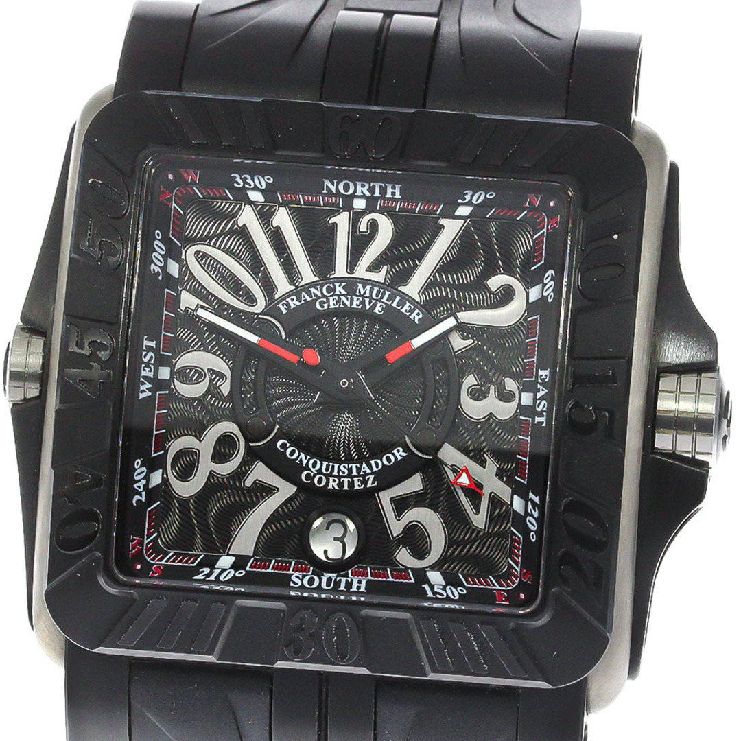 フランクミュラー FRANCK MULLER 10800SCDTGPG コンキスタドール コルテス グランプリ デイト 自動巻き メンズ 美品 保証書付き_773738