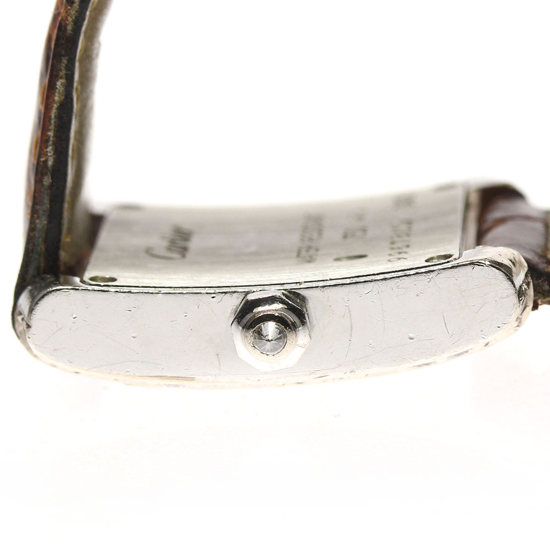Cartier(カルティエ)のカルティエ CARTIER W5001256 タンクフランセーズSM K18WG アフターダイヤベゼル クォーツ レディース _774234 レディースのファッション小物(腕時計)の商品写真