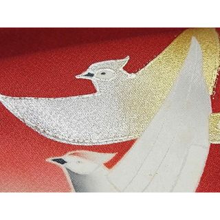 平和屋-こころ店□訪問着 飛鳥文 暈し染 金銀彩 着丈164cm 裄丈66cm