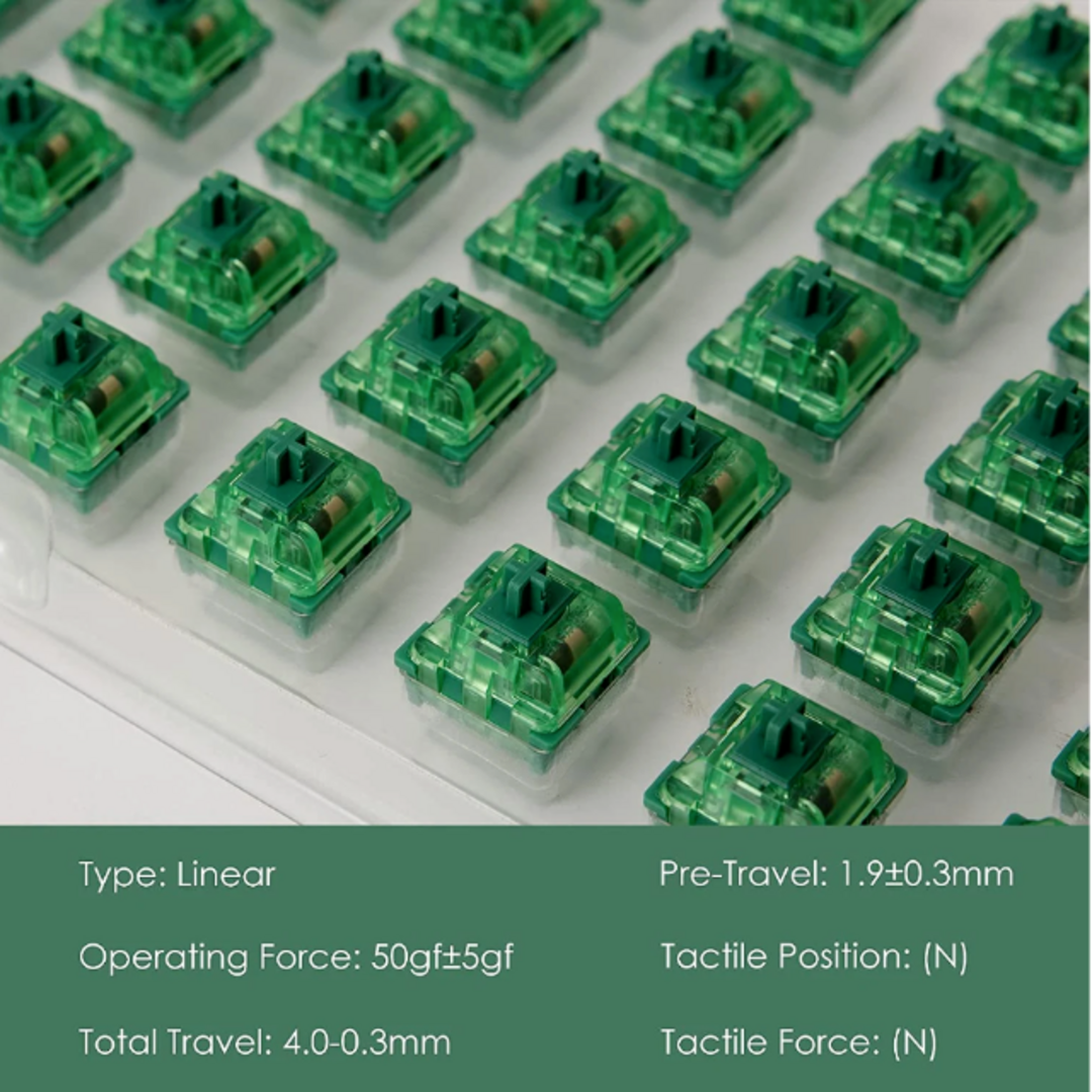 【新品】Akko キースイッチ CS Matcha green 45pc×2