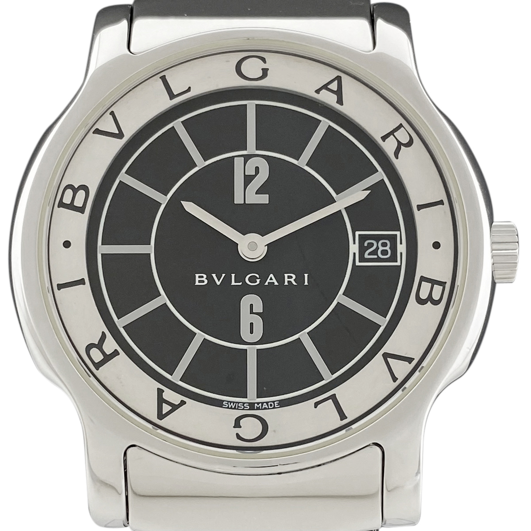 ブルガリ BVLGARI ST35S ソロテンポ デイト クォーツ メンズ _752328