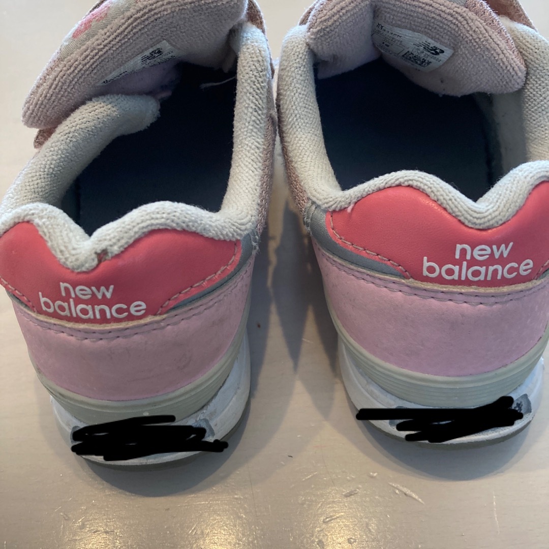 New Balance(ニューバランス)のニューバランス　キッズ　16センチ　ピンク キッズ/ベビー/マタニティのキッズ靴/シューズ(15cm~)(スニーカー)の商品写真