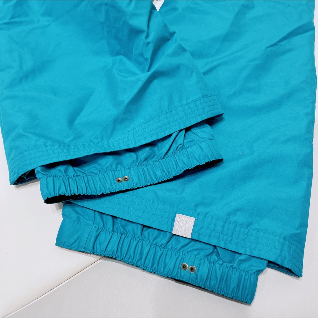 Roxy - 【美品】ROXY 人気モデル スノボウェア 上下セット S ブルーの
