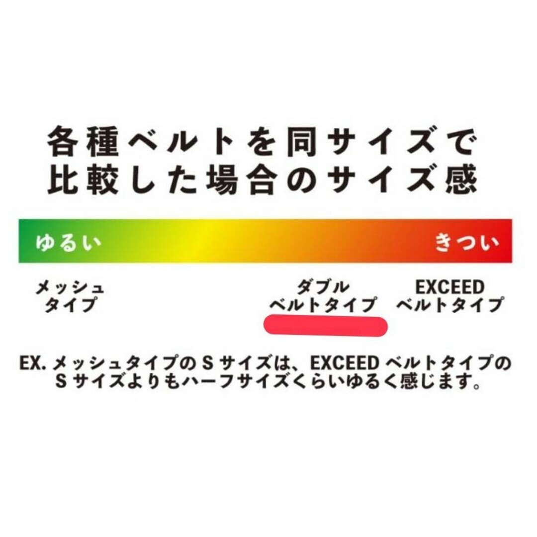 安井友梨さん　ウエストシェイパー　ダブルベルトトレーニングベルト　Sサイズ