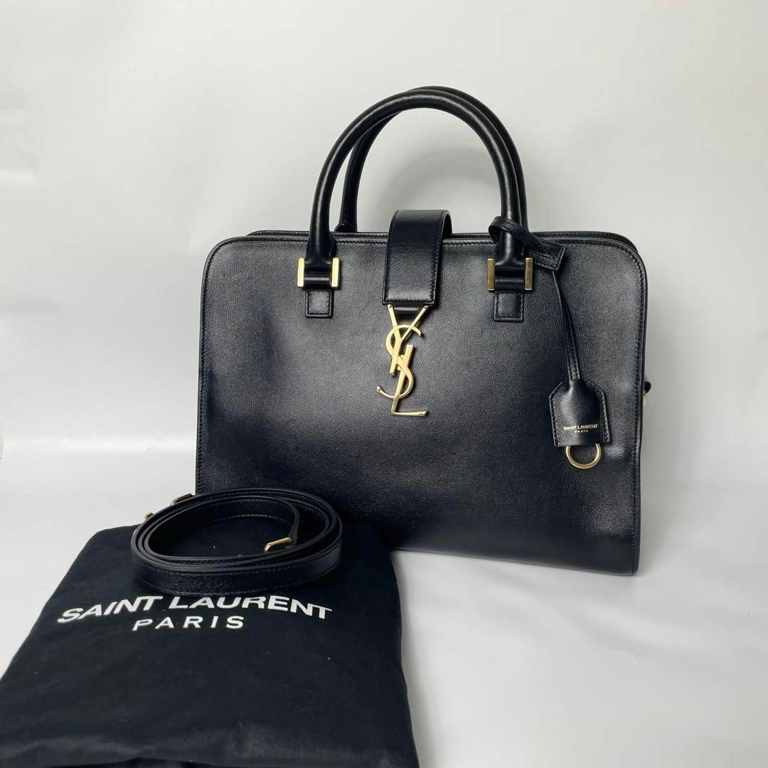 【美品】YSL サンローラン ベイビーカバス ブラック ハンドバッグ