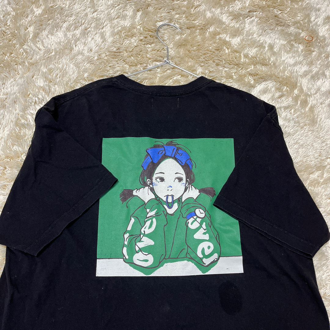 over print 50000人follower 記念POP tee Lサイズ メンズのトップス(Tシャツ/カットソー(半袖/袖なし))の商品写真