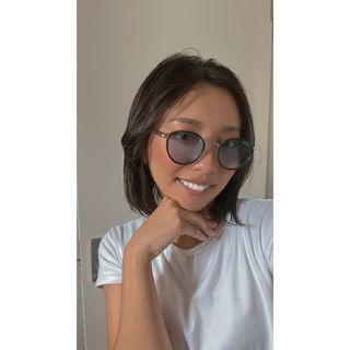 oliverpeoples オリバーピープルズ ブルーレンズ レノロサングラス