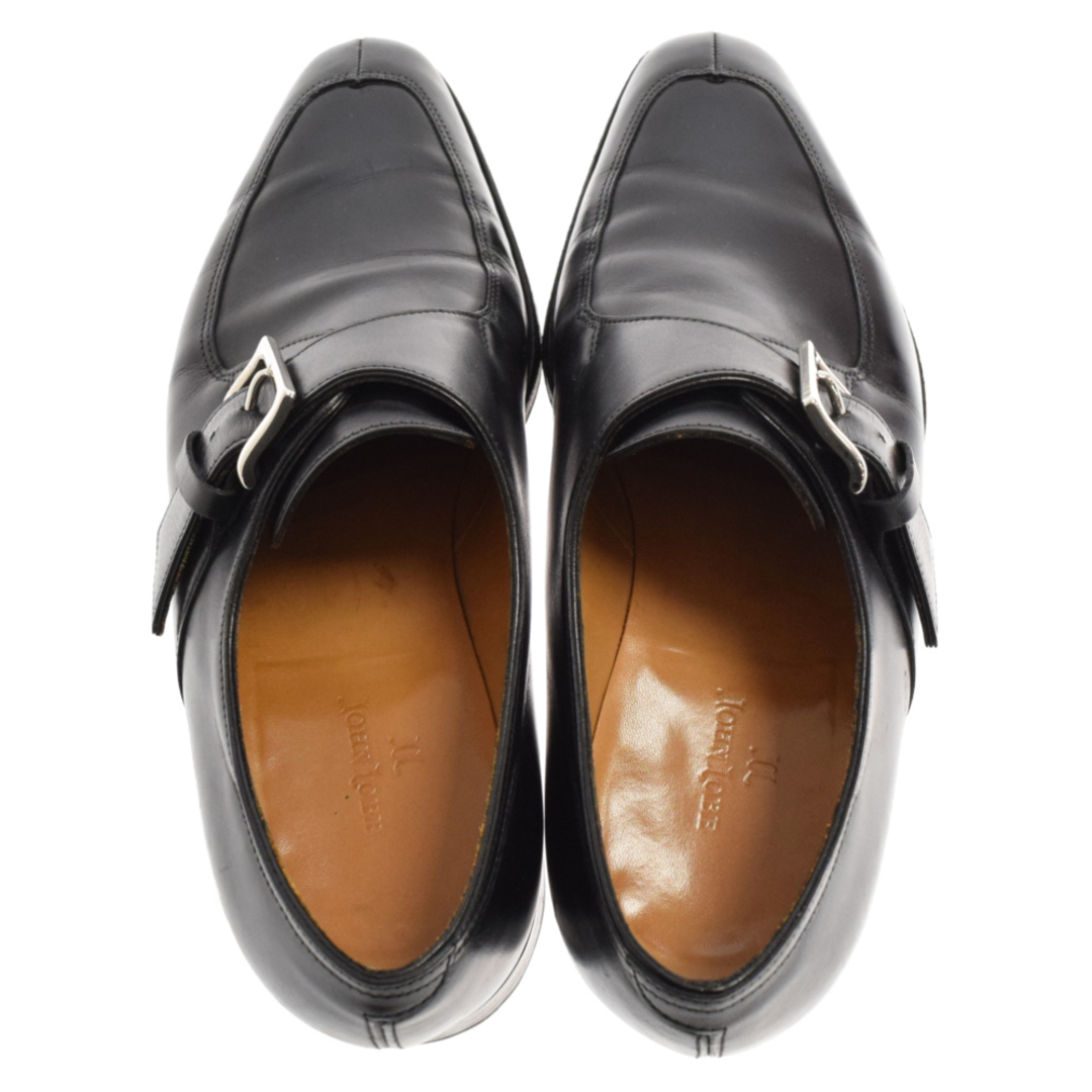 JOHN LOBB ジョンロブ BOOKNE シングルストラップベルト レザー ドレスシューズ ローファー 革靴 ブラック ラスト8000