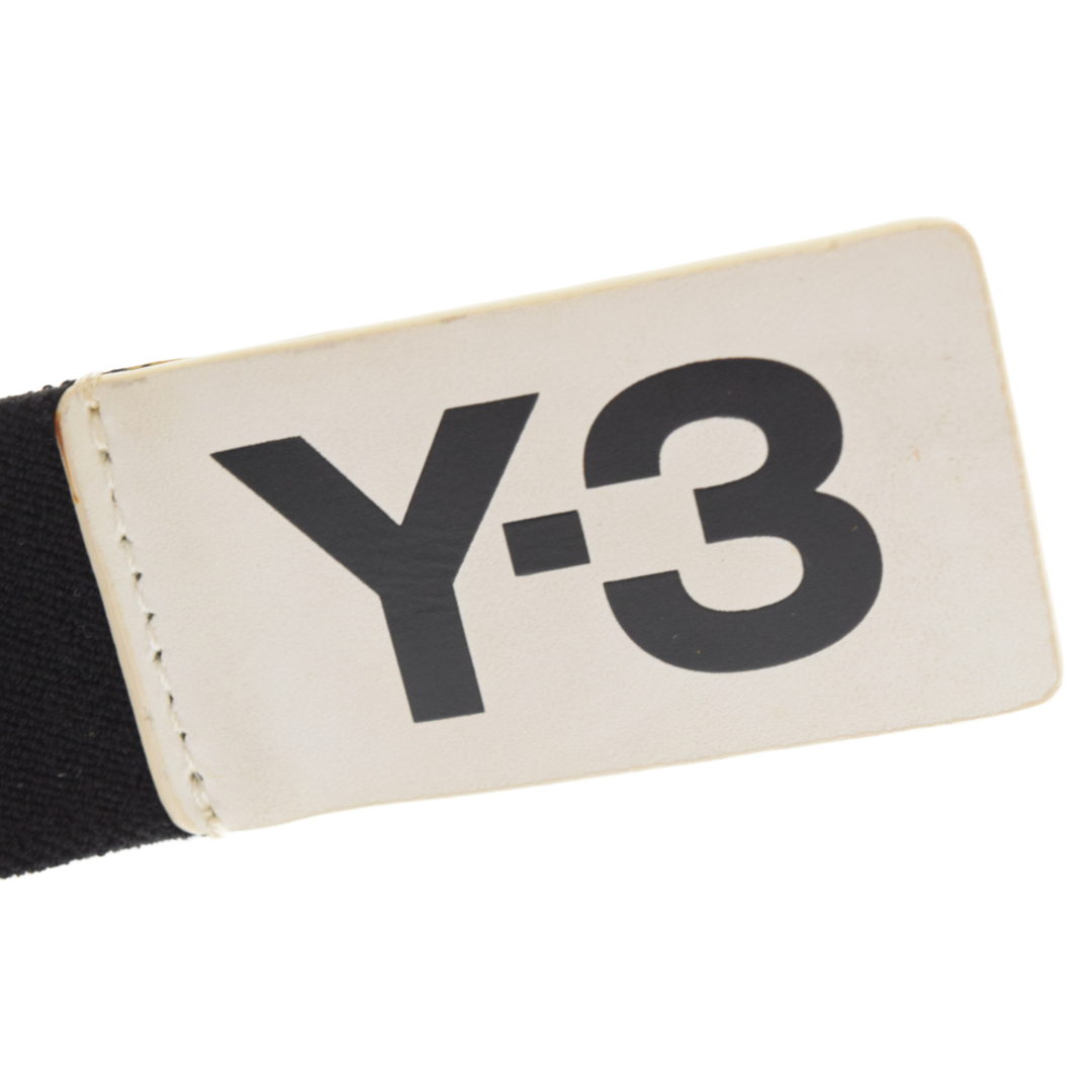 Y-3 ワイスリー Classic Logo Belt クラシックロゴ ガチャベルト ブラック/ホワイト 4