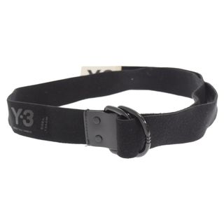 ワイスリー(Y-3)のY-3 ワイスリー Classic Logo Belt クラシックロゴ ガチャベルト ブラック/ホワイト(ベルト)