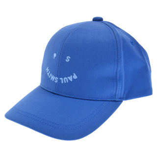 ポールスミス(Paul Smith)のPaul Smith ポールスミス Happy ロゴ刺繍ベースボールキャップ 帽子 ブルー(キャップ)