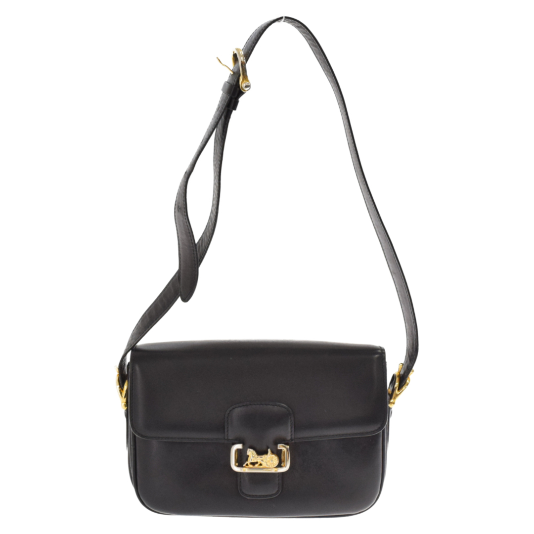 celine - CELINE セリーヌ オールド 馬車金具 レザー ショルダーバッグ