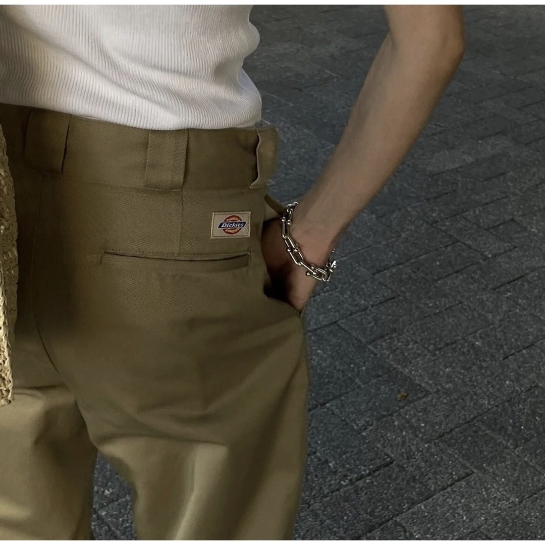 ok.soon×dickies wide chino pants beige S - チノパン