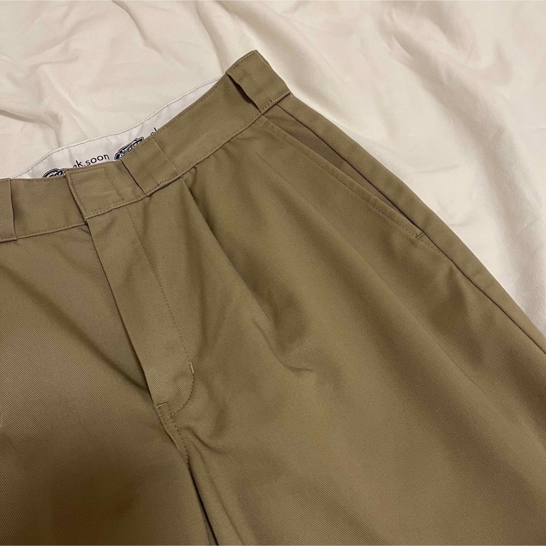 ok.soon×dickies wide chino pants beige S - チノパン