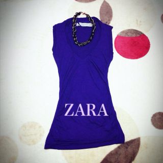 ザラ(ZARA)の★ほぼ新品★ZARA ノースリーブ(Tシャツ(半袖/袖なし))