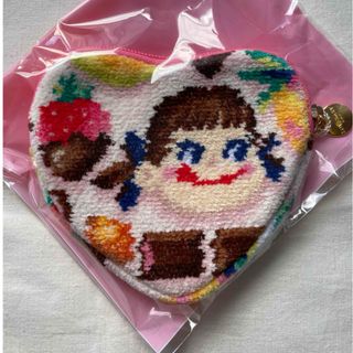 新品未使用 フェイラー ペコちゃん ペコア・ラ・モード ハート型ポーチ