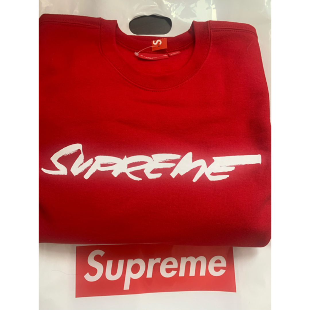 Supreme futura logo Crewneck 赤L