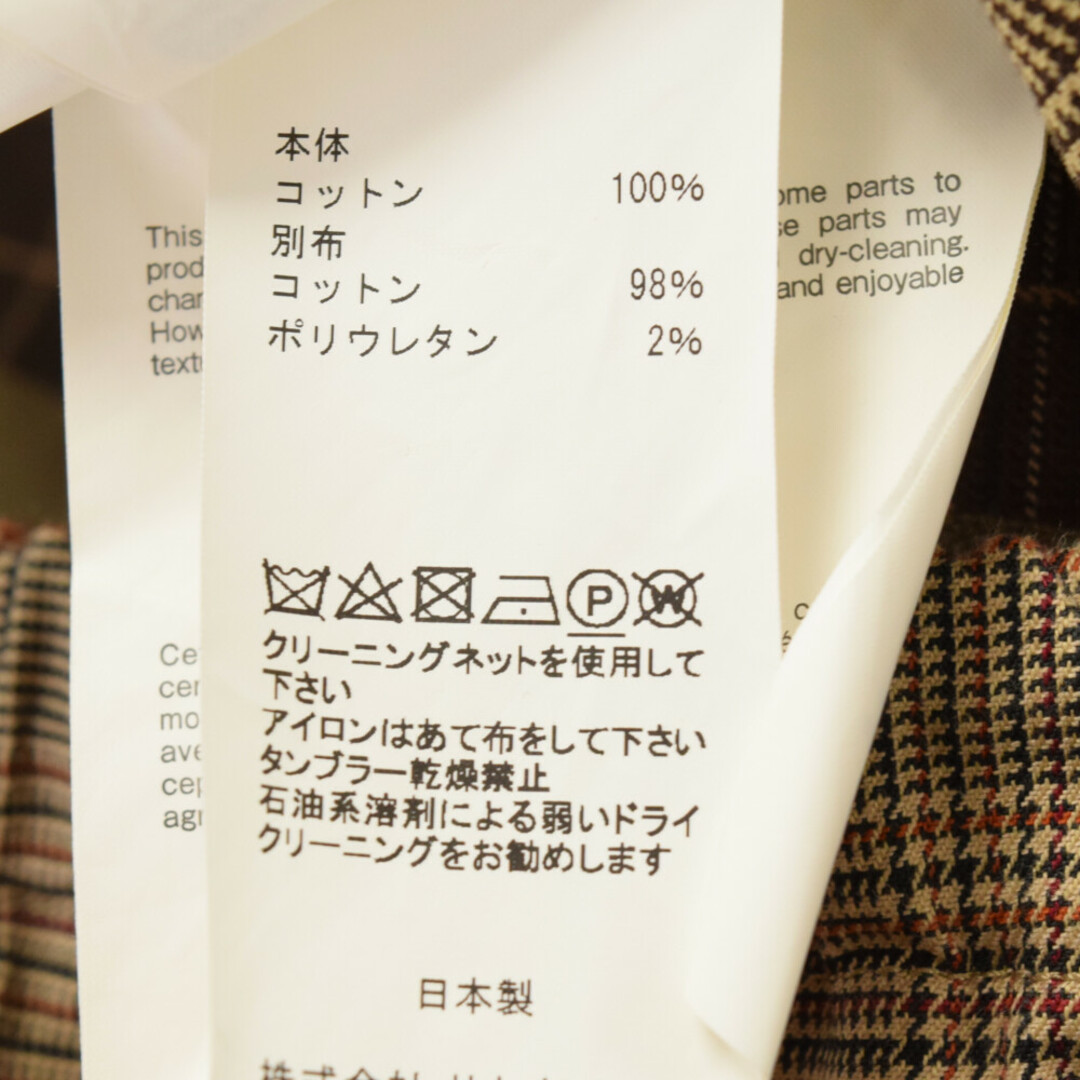 sacai - Sacai サカイ CHECKED PANELLED JACKET チェック パネル切替