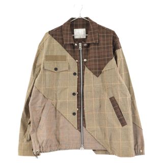 sacai - Sacai サカイ CHECKED PANELLED JACKET チェック パネル切替