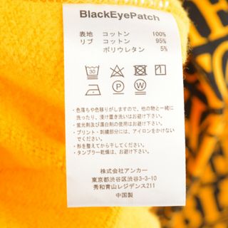 THE BLACK EYE PATCH ブラックアイパッチ 20AW STICKER-COVERED CREW