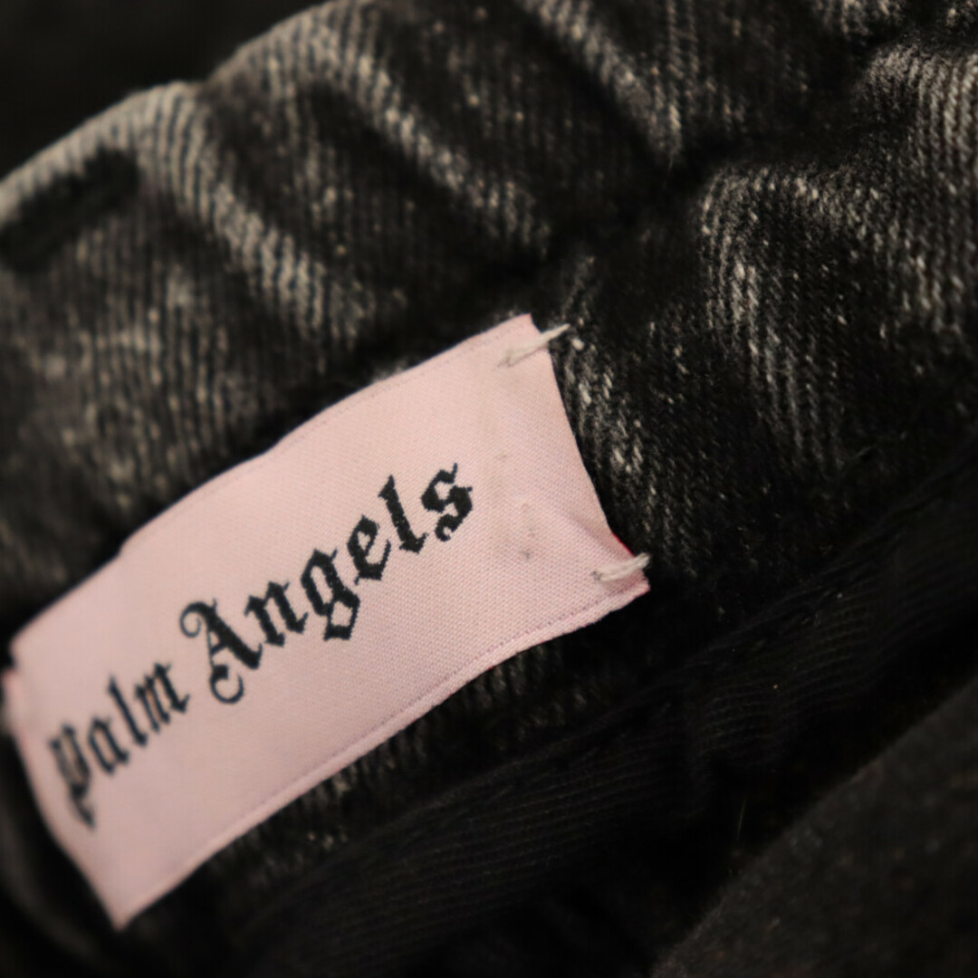 Palm Angels パームエンジェルス ダメージ加工裾ジップ デニムパンツ