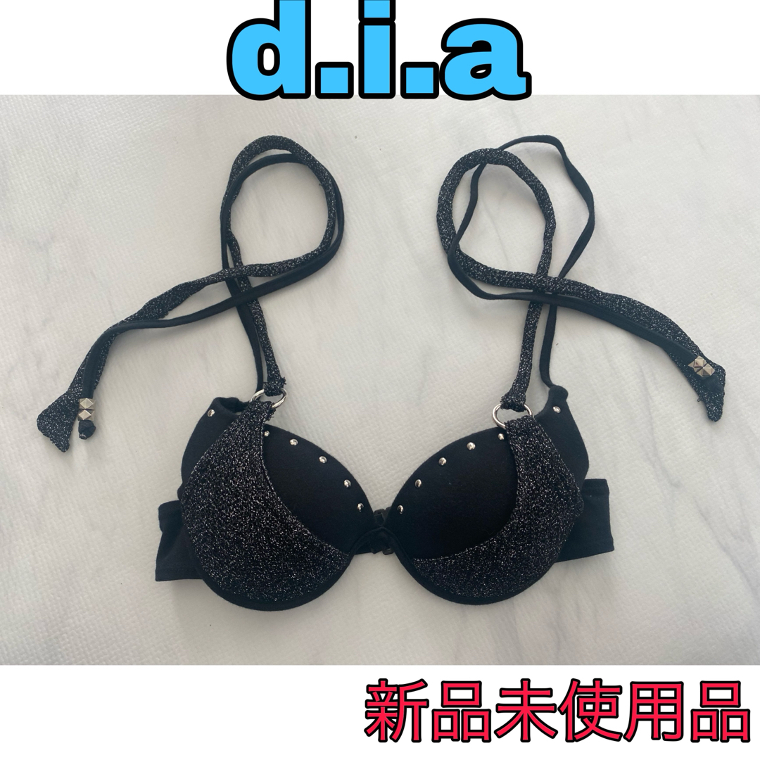 ☆未使用品近い　d.i.a. ダイヤ　美品見せブラ　盛りブラ　free size