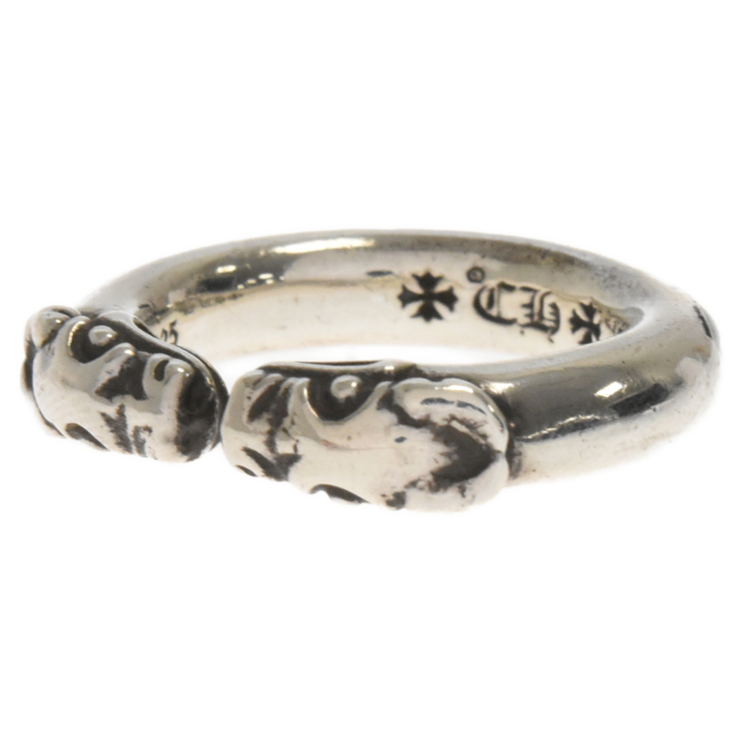 Chrome Hearts(クロムハーツ)のCHROME HEARTS クロムハーツ DOUBLE DOG RING ダブルドッグ シルバーリング 16.5号 メンズのアクセサリー(リング(指輪))の商品写真